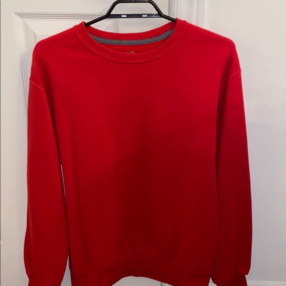 Fruit of the Loom Tops - Red Crew Neck